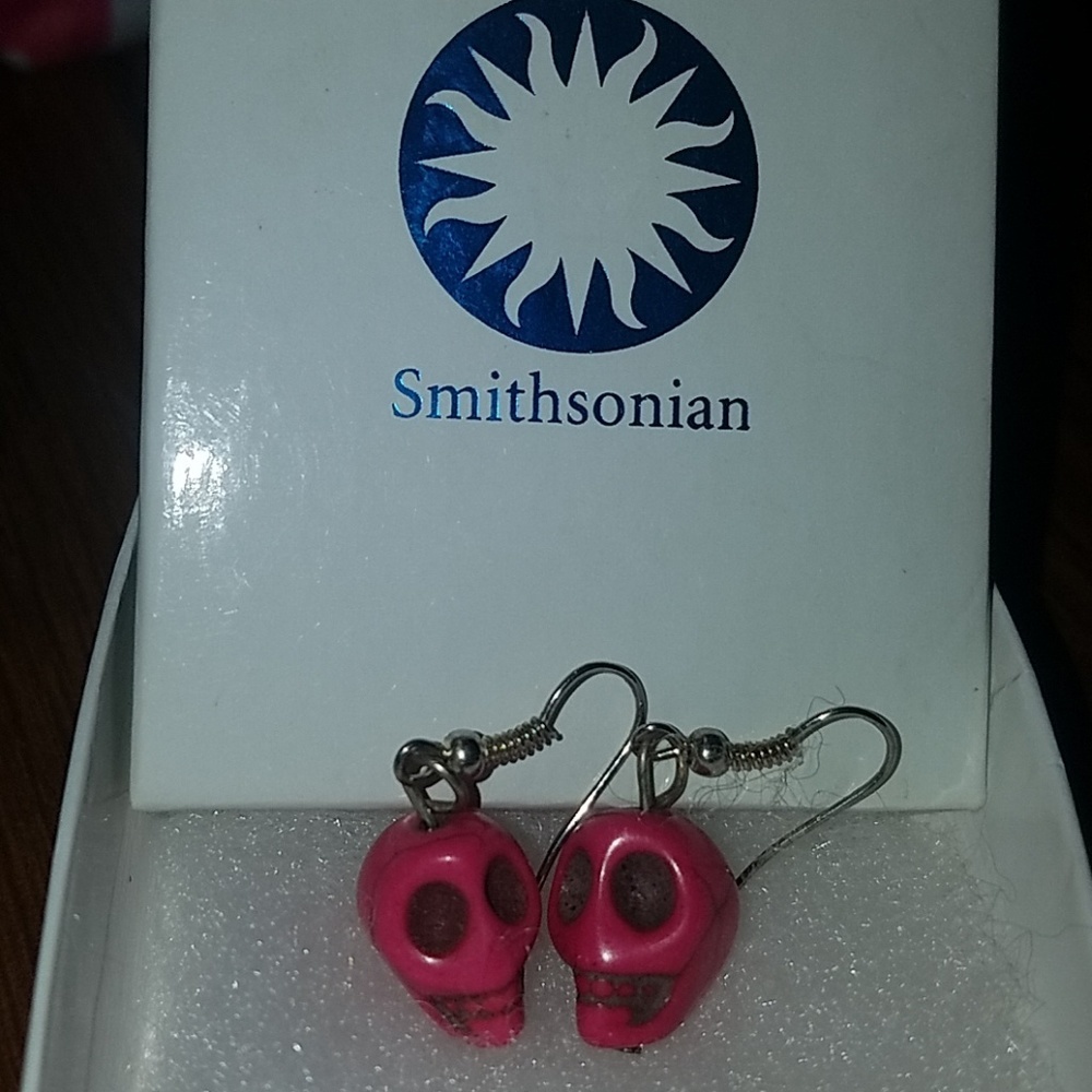 Smithsonian Earrings...pink